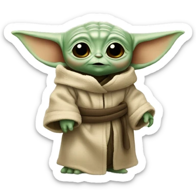 Baby yoda sticker