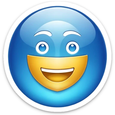 solid filled BS VPN icon sticker