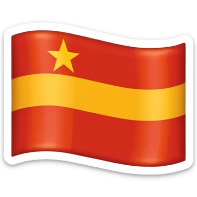 Southern vietnamese flag sticker