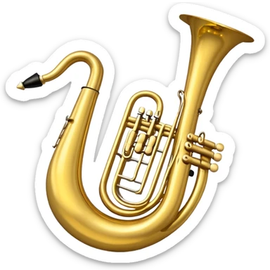 drei musiknoten in goldfarben, kein notenschlüssel. sticker