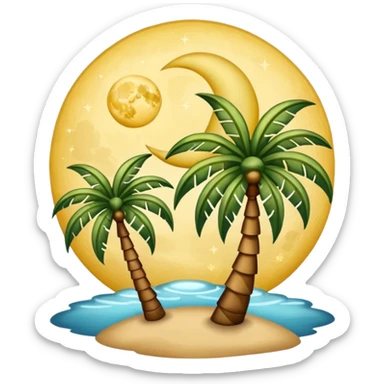 Palmetto Moon sticker