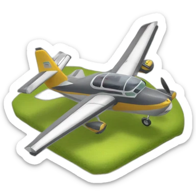 crash avion tours jumelles sticker