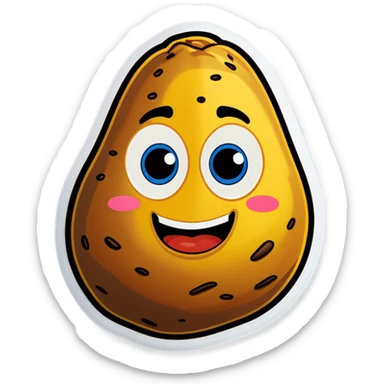A potato ￼ sticker
