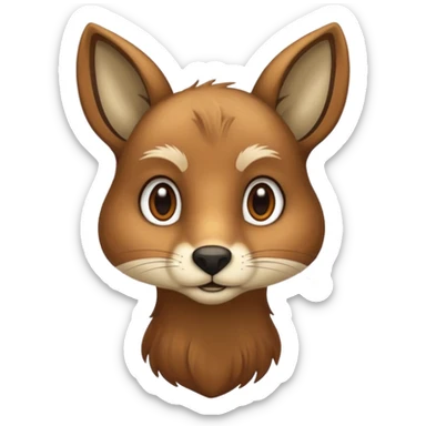 Danish doe wisk sticker