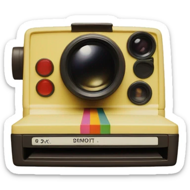 Impossible project SX-70 camera sticker