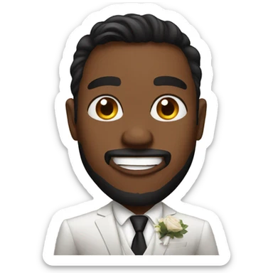 Husband wedding solo sticker