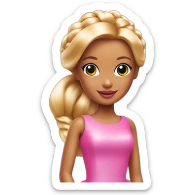 Barbie fairy sticker