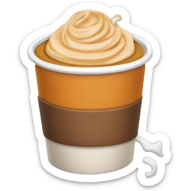 Pumpkin spice latte sticker