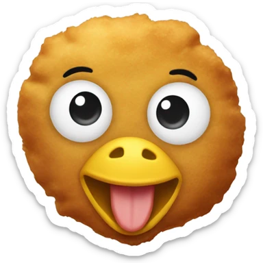One Happy chickennugget sticker