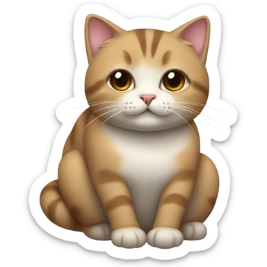 Cat making a loaf sticker