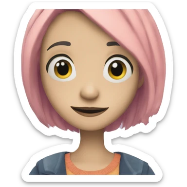 coraline aesthetic sticker