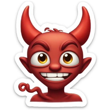 Devilish sticker