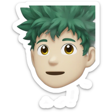 Izuku midoriya sticker