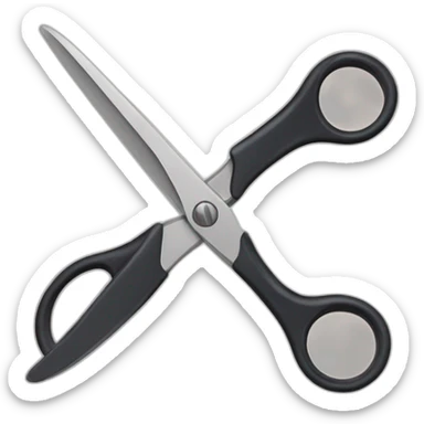 hairdresser scissors sticker