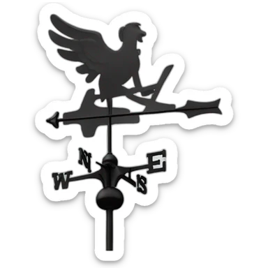 Weathervane sticker