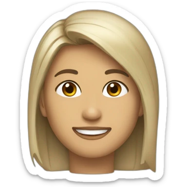 Una cara súper súper enfadada pero graciosa sticker