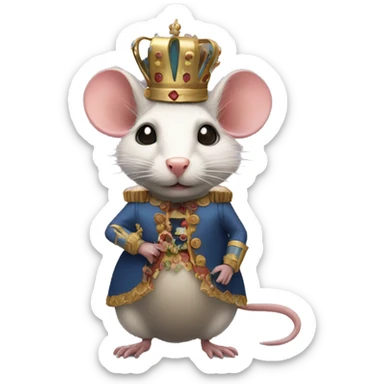 Nutcracker Rat Queen  sticker