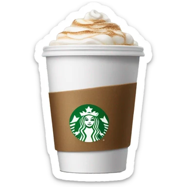 Starbucks hot coffee sticker