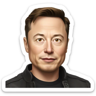 Elon musk sticker