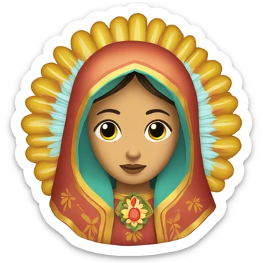 Our lady of Guadalupe  sticker
