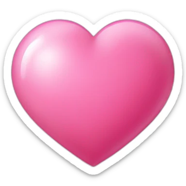 Heart pink sticker