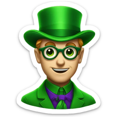 The riddler sticker