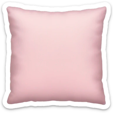Light pink pillow sticker