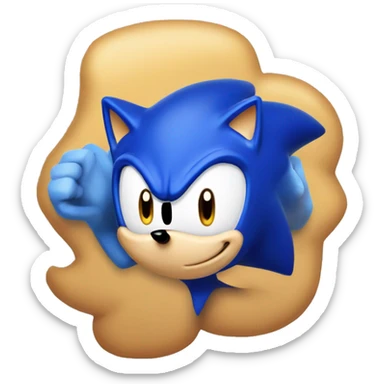 Sonic the hedgehog  sticker