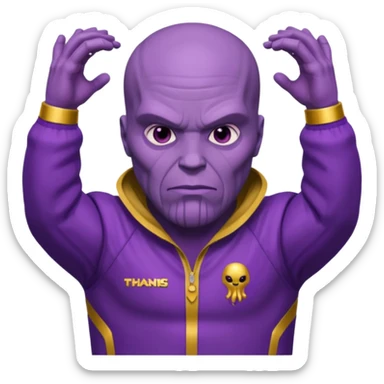 thanos from squid game sticker
