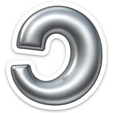 Question mark character sticker