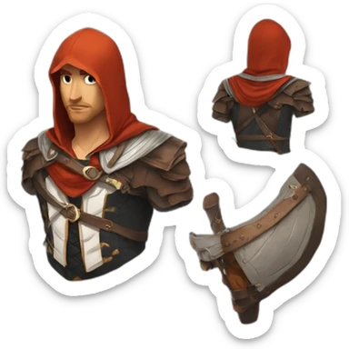 Assassin’s creed chat roux sticker
