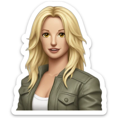 Britney Spears knives out sticker