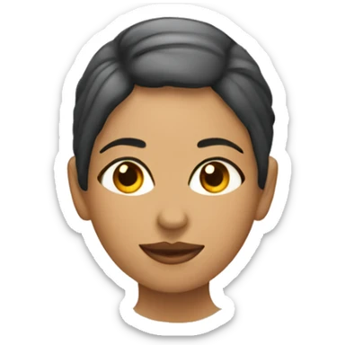 Mujer con traje de baño sticker