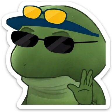 Person with tan sticker