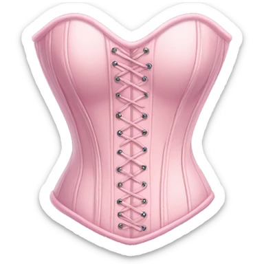 Pastel pink corset  sticker