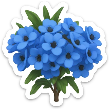 Blue heath  sticker