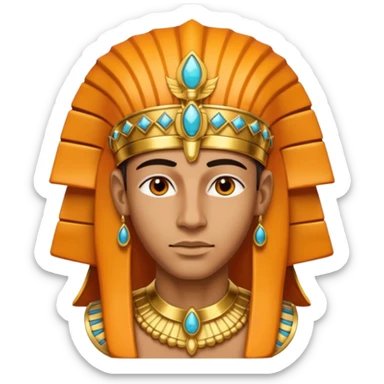 orange Pharaoh sticker