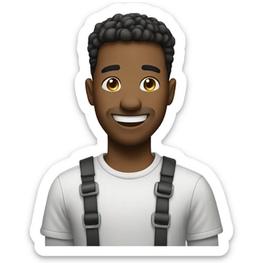 😁 this but with braces sticker