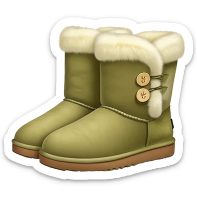 light olive uggs sticker