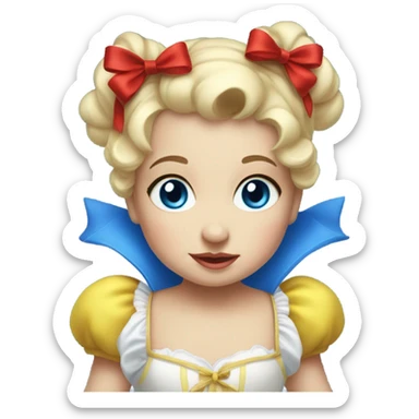 Baby Blue Eyes Disney Snow White sticker