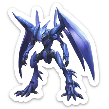  Cool Cute Edgy Futuristic Digimon-Genesect-Dialga-Reptile full body sticker