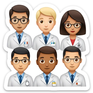 7 members of examinee committee for phd thesis defense sticker