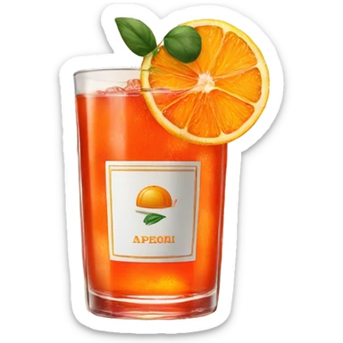 aperol spritz sticker