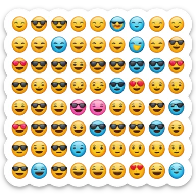 Astetik emojis sticker