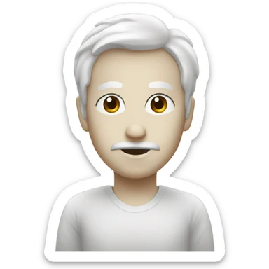 White sesame sticker