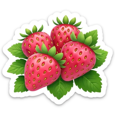 nenuphar with Strawberries  sticker