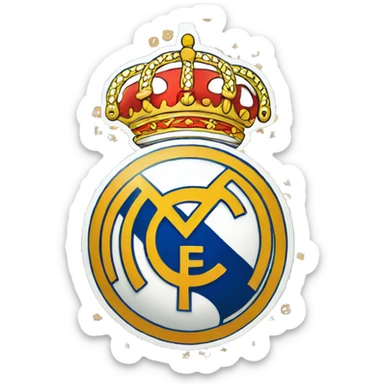 Réal Madrid logo sticker
