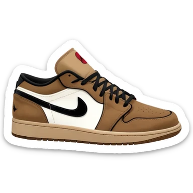 Jordan 1 low Travis scott Reverse sticker