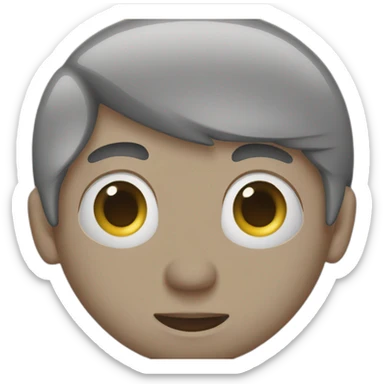 Someone who’s we can’t see him face and who’s using a computer  sticker