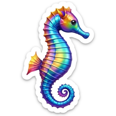 Seahorse - чтобы выглядил как настоящий эмодзи sticker